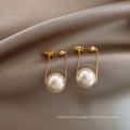 Shangjie Oem Aretes Wholesale 925 Boucles d&#39;oreilles en argent Fashion Perle Geométrique Oreille de boucle d&#39;oreilles Charmes Femmes